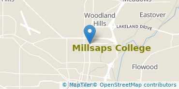 Location of Millsaps College