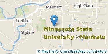 Location of Minnesota State University-Mankato