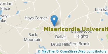 Location of Misericordia University