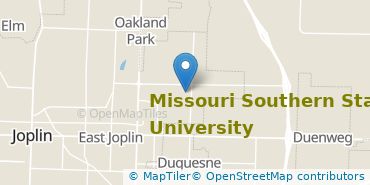 Location of Missouri Southern State University