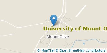 Location of University of Mount Olive