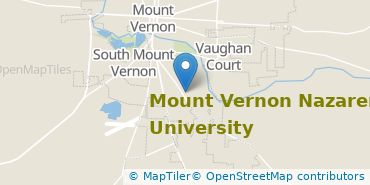 Location of Mount Vernon Nazarene University