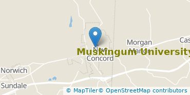 Location of Muskingum University
