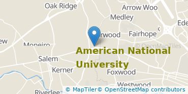 Location of American National University