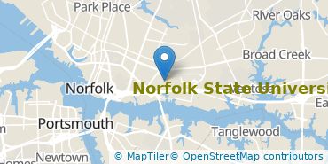 Location of Norfolk State University
