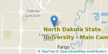 Location of North Dakota State University-Main Campus