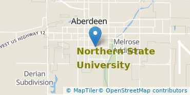 Location of Northern State University
