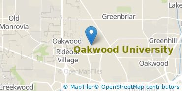 Location of Oakwood University