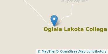 Location of Oglala Lakota College
