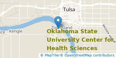 Location of Oklahoma State University Center for Health Sciences