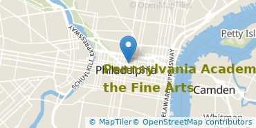 Location of Pennsylvania Academy of the Fine Arts