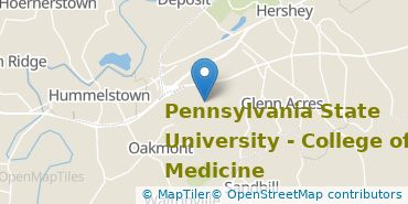 Location of Pennsylvania State University - College of Medicine