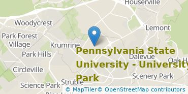 Location of Pennsylvania State University-Main Campus
