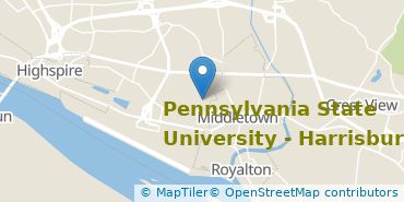 Location of Pennsylvania State University-Penn State Harrisburg