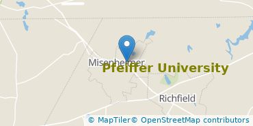 Location of Pfeiffer University