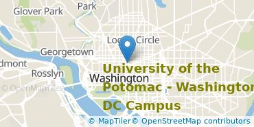 Location of University of the Potomac-Washington DC Campus