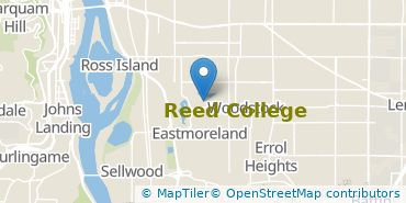 Location of Reed College