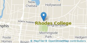 Location of Rhodes College