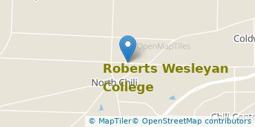 Location of Roberts Wesleyan University