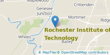 Location of Rochester Institute of Technology