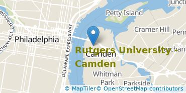Location of Rutgers University-Camden