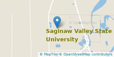 Location of Saginaw Valley State University