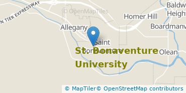 Location of St Bonaventure University