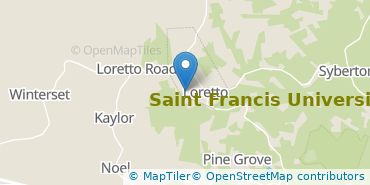 Location of Saint Francis University