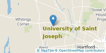 Location of University of Saint Joseph