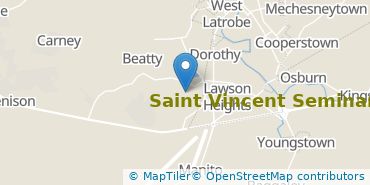 Location of Saint Vincent Seminary