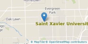 Location of Saint Xavier University