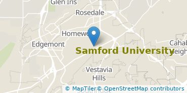 Location of Samford University