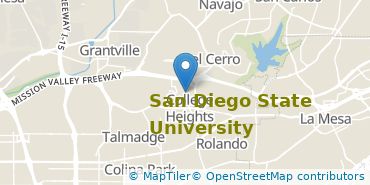 Location of San Diego State University