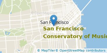 Location of San Francisco Conservatory of Music