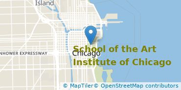 Location of School of the Art Institute of Chicago