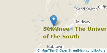 Location of The University of the South