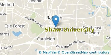 Location of Shaw University