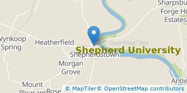 Location of Shepherd University