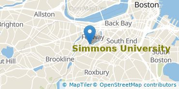 Location of Simmons University