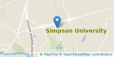 Location of Simpson University