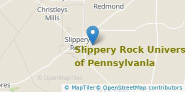 Location of Slippery Rock University of Pennsylvania