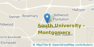 Location of South University-Montgomery