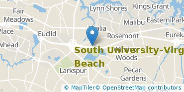 Location of South University-Virginia Beach