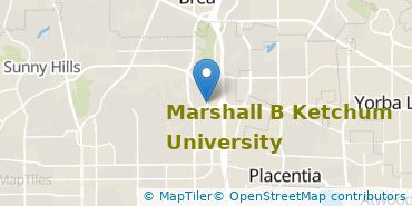 Location of Marshall B Ketchum University