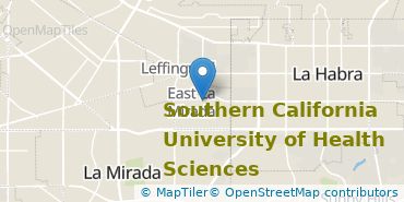 Location of Southern California University of Health Sciences