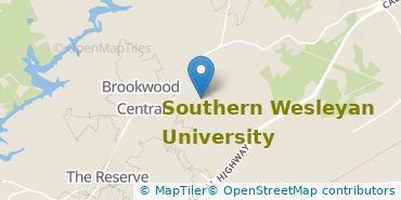 Location of Southern Wesleyan University