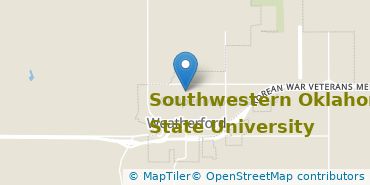 Location of Southwestern Oklahoma State University