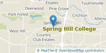 Location of Spring Hill College