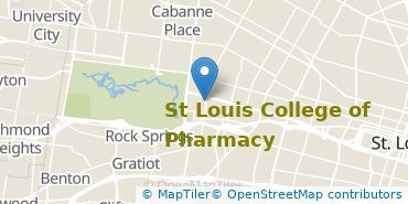 Location of University of Health Sciences and Pharmacy in St. Louis