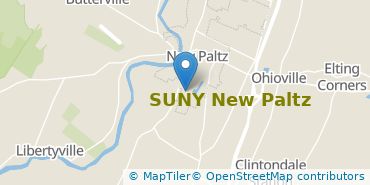 Location of State University of New York at New Paltz